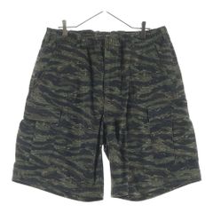 SUPREME (슈프림) 24SS Cargo Short Olive Tiger Camo 올리브 타이거 오리 무늬 카고 반바지 카키
