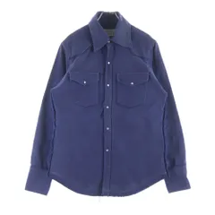Maison Martin Margiela (メゾンマルタンマルジェラ) 23SS 長袖モールスキンウエスタンシャツ ブルー S50DT0006 S76543のサムネイル