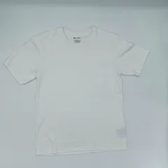 nano UNIVERSE ナノユニバース　Anti Soaked ヘビークールネックTシャツ　ホワイト　Mサイズ　□〇