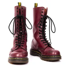 ドクターマーチンDr.Martens 14ホールレザーブーツ ボルドーUK5(24位)