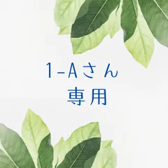 1-Aさん専用　発送方法を変更　（メルカリ便）のサムネイル