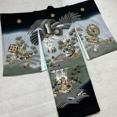 試着後未使用品】特別展・江戸大奥 白呉絽地龍波濤模様(部分