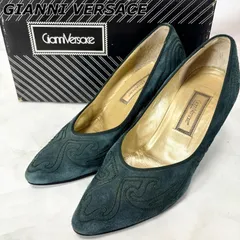 ジャンニヴェルサーチ GIANNI VERSACE パンプス ポインテッドトゥ ハイヒール 刺繍装飾 ビーズ装飾 ドレスシューズ 衣装シューズ 普段履き 36 ( 23.0cm相当 ) 箱付きのサムネイル