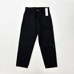 25aw 2025 新品 COMOLI コモリ COMOLI ブラック デニム テーパード パンツ C03-03005 BLACK ブラック サイズ 2 定価46,200円 804-0280