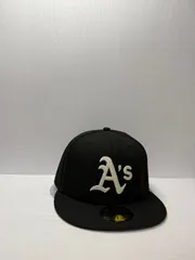 ニューエラ オークランドアスレチックス 59fifty フィッティドキャップ グレーカラー