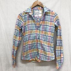 リネン100✨Frank&Eileen PAUL マドラスチェックシャツ M 美品 フランク&アイリーン リネン100% 長袖チェックシャツ マルチ