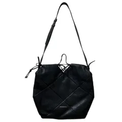 美品 EMPORIO ARMANI エンポリオアルマーニ キルティング ショルダーバッグ ブラック メンズ レディース 古着 中古 USED