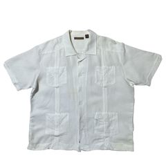 希少90s Burberry リネン オープンカラー シャドウ ストライプ - メルカリ