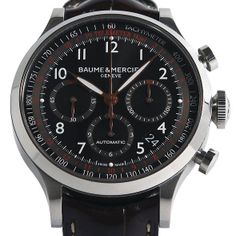 Baume & Mercier 自動巻き腕時計 Baume & Mercier 自動巻き クロノグラフ 腕時計 MOA10064 - メルカリ