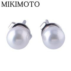 美品MIKIMOTOミキモト パールフープピアス PE-1723PU WGK18 - メルカリ