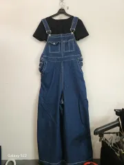デニム ワイド オーバーオール