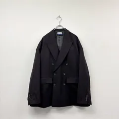 MAISON SPECIAL メゾンスペシャル NISHIKAWA KEORI Wool Mix Gabardine Prime-Over Peaked Lapel Double Tailored Jacket size 2 804-0040のサムネイル