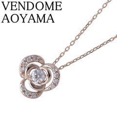 新品同様】 ヴァンドーム青山 K18 ダイヤ0.22ct グレース ネックレス 新品同様】 ヴァンドーム青山 K18 ダイヤ0.22ct グレース ネックレス