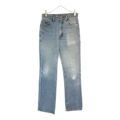 90年代 USA製 Levi's リーバイス 517 ブーツカット デニムパンツ ブルー(メンズ W30 L34)中古 古着 X5570