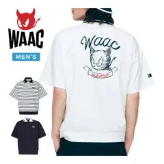 WAAC バックグラフィック ライトストレッチポンチ 半袖 ポロシャツ ゴルフウェア メンズ 2026年春夏モデル M-XL 072262020のサムネイル