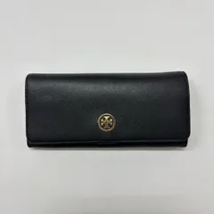 TORY BURCH トリーバーチ サフィアーノ レザー 長財布 ブラック 系 804-0005