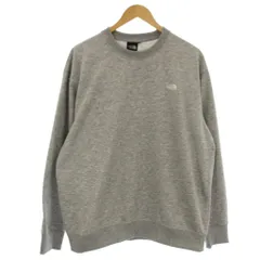 ザノースフェイス THE NORTH FACE スモールロゴヘザースウェットクルー トレーナー 長袖 M グレー NT62532 /☆G