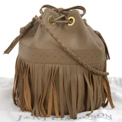 美品 J&M DAVIDSON ジェイアンドエムデヴィッドソン カーニバル レザー ショルダーバッグ ブラウン レディース 古着 中古 USED