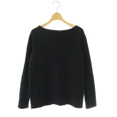 オーラリー AURALEE ×ロンハーマン 25AW EXCLUSIVE ELASTIC HIGH GAUGE SWEAT BOAT NECK PO カットソー 裏フリース 0 ネイビー /CX ■OS