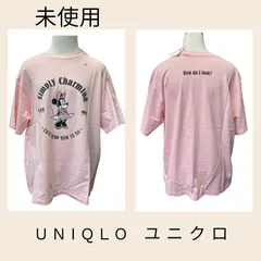 F-015-555　未使用　タグ付き　UNIQLO　ユニクロ　ピンク　T シャツ（半袖）  XXL　WOMEN ディズニー グラフィックT