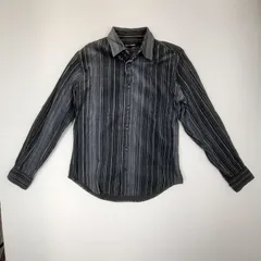HIGH STREET ハイストリート  黒 ストライプ柄  長袖シャツのサムネイル