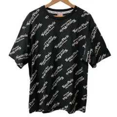 良品 KENZO ケンゾー VERDY コラボ OVERSIZE TSHIRT オーバーサイズ 半袖Tシャツ サイズL ブラック メンズ 古着 中古 USED