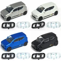 【中古】ミニカー 全4種セット 「1/64SCALE スズキ アルトワークス HA36S編」のサムネイル