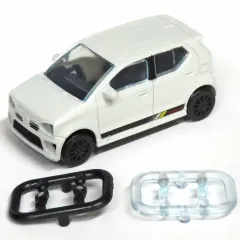 【中古】ミニカー ピュアホワイトパール 「1/64SCALE スズキ アルトワークス HA36S編」のサムネイル