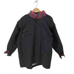 ユーズドフルギ USED古着 CARRY BLOUSON CHAT 変形 デタッチャブルスリーブ マルチジップ ジャケット 裏地キルティング/ボア メンズ 表記無 