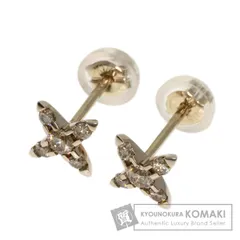 カシケイ ブラウンダイヤピアス0.4 大粒 0.40ct Pt900 K18PG 一粒