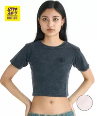 【ムラスポ公式】新品 DC ディーシー 半袖 Tシャツ レディース クロップド丈 ショート丈 WS HIDDEN SHORT SS LST261314のサムネイル