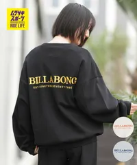 【ムラスポ公式】新品 BILLABONG ビラボン トレーナー スウェット レディース ロゴ バックプリント BG013002のサムネイル