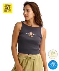 【ムラスポ公式】新品 BILLABONG ビラボン タンクトップ レディース ロゴ リブ ショート丈 BG013361のサムネイル