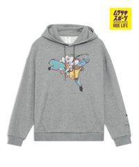 [무라스포 공식]신품 PUMA 푸마 풀오버 파커 남성 몬스터 헌터 와일즈 콜라보레이션 637017