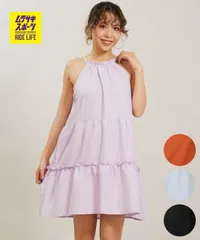 【ムラスポ公式】新品 RIKKA FEMME リッカファム ワンピース レディース ミニスカート ティアードワンピース RF6S-1405