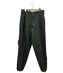 ヨウジヤマモトプールオム サイドベルト シャーリング タックパンツ メンズ SIZE S Yohji Yamamoto POUR HOMMEのサムネイル
