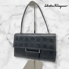 Salvatore Ferragamo バッグ サルヴァトーレ フェラガモ ハンドバッグ ガンチーニ 型押しBA-210854のサムネイル