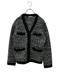 セオリーリュクス 長袖カーディガン ツイード Vネック 24AW レディース
