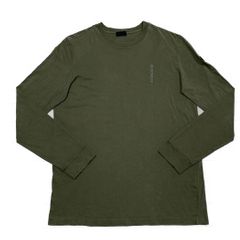 モンクレール 黒シリコンワッペン カーキ XL 長袖Tシャツ 5S431 - メルカリ