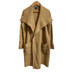 美品 POLO RALPH LAUREN ポロラルフローレン カシミヤブレンド ケーブルニット カーディガン サイズXS ベージュ レディース 古着 中古 USED