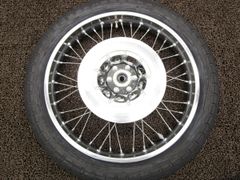 スティード400 フロントホイール19インチ ブレーキディスクキャリパー
