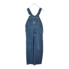 【LIBERTY】リバティ デニムオーバーオール 緑ステッチ 40×32 LIBERTY】リバティ デニムオーバーオール 緑ステッチ 40×32 - メルカリ