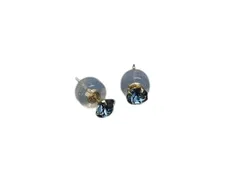 Canal 4℃ カナルヨンドシー ピアス - - ゴールド ライトブルー K18 レディース カラーストーン 色石 美品
