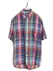 美品】RRL Madras Print Jersey Polo Shirt - メルカリ
