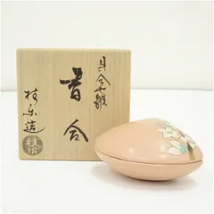 609　ひな　香合　桂楽　茶道具　小物入れ　古物　茶道　雛様　お雛様 茶道具 香合 ひな祭り お多福 お福 今岡三四郎作 茶道 : 茶道具いまや