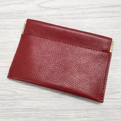 中川政七商店 牛革 小銭財布 小銭入れ カードケース コインケース レッド レディース 中川政七商店【中古】3-1222G◎のサムネイル