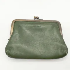 Dakota がま口 レザー財布 コインケース グリーン レディース ダコタ【中古】5-0306G∞のサムネイル