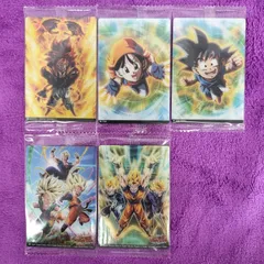 まとめ売り　5種5枚　ドラゴンボール 9  DRAGON BALL  イタジャガ　カード