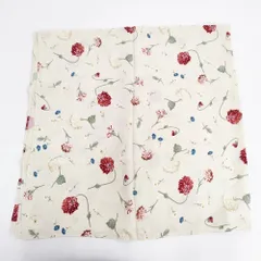 KANEKO ISAO MEN'S 花柄 スカーフ オールド スカーフ ベージュ レディース カネコイサオ【中古】5-0918G◎のサムネイル