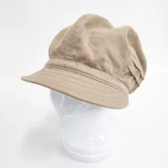 L.L.Bean コットン 帽子 キャップ ベージュ レディース エルエルビーン【中古】5-0913G◎のサムネイル